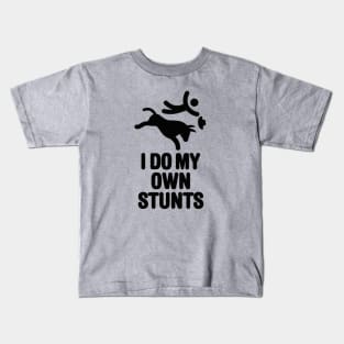 Rodeo Cowboy Bull Riding Rodeo, I do my own stunts Kids T-Shirt